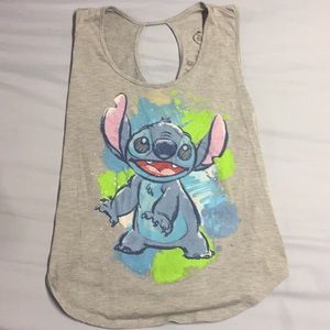 Cross back tank lilo and stitch